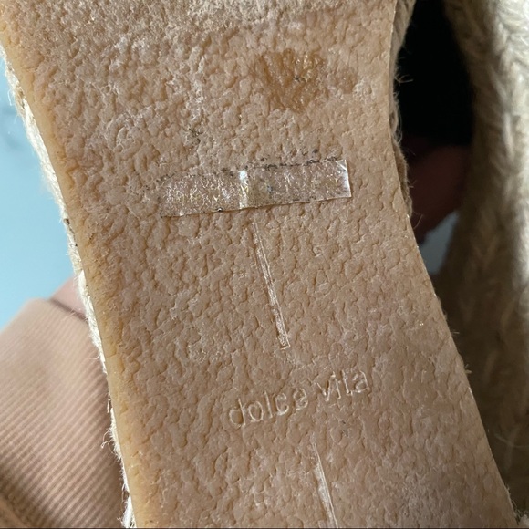 DOLCE VITA Beale Espadrille Wedge Slides - Picture 7 of 9